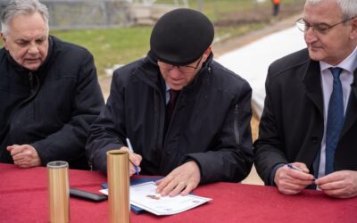 U Karlovcu položen kamen temeljac za zgradu POS-a s 50 stanova